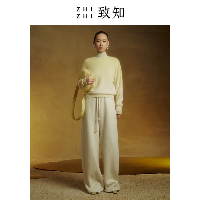 致知庆清平【格物】阔腿裤2024年新款休闲citywarm穿搭ZZ2CWWKW055