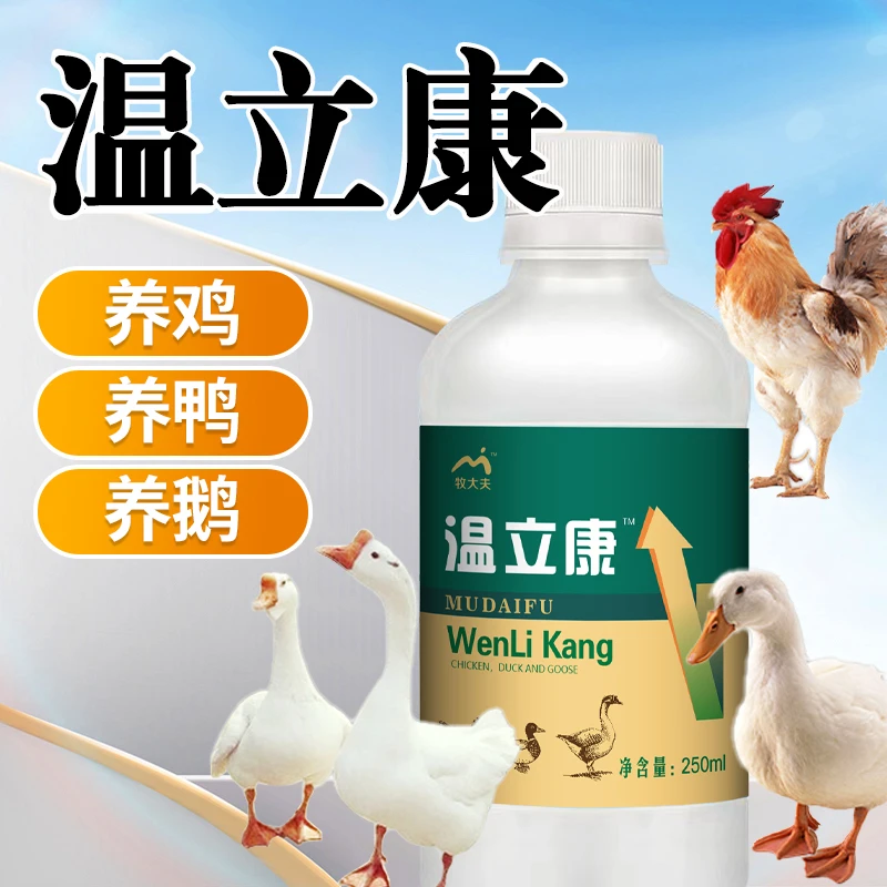 温立康鸡鸭鹅家禽鸽子鹌鹑养殖适用养鹅养鹅使用