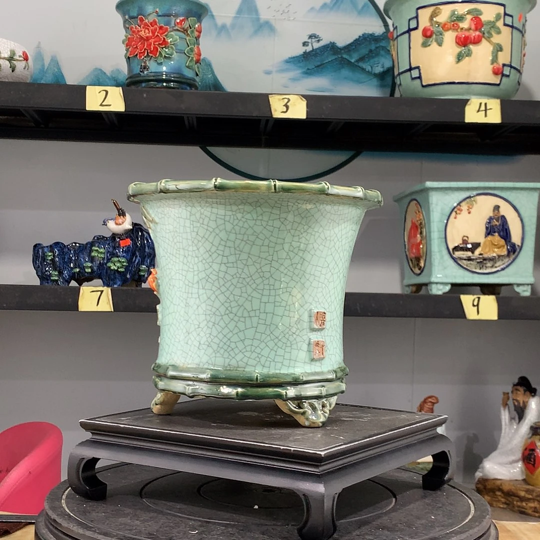 飞阿杰石湾盆高温烧制