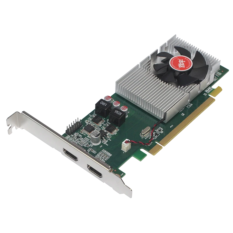 旌宇 R5 240 2HD接口显示卡高清支持拼接融合原生HD无需转接 办公