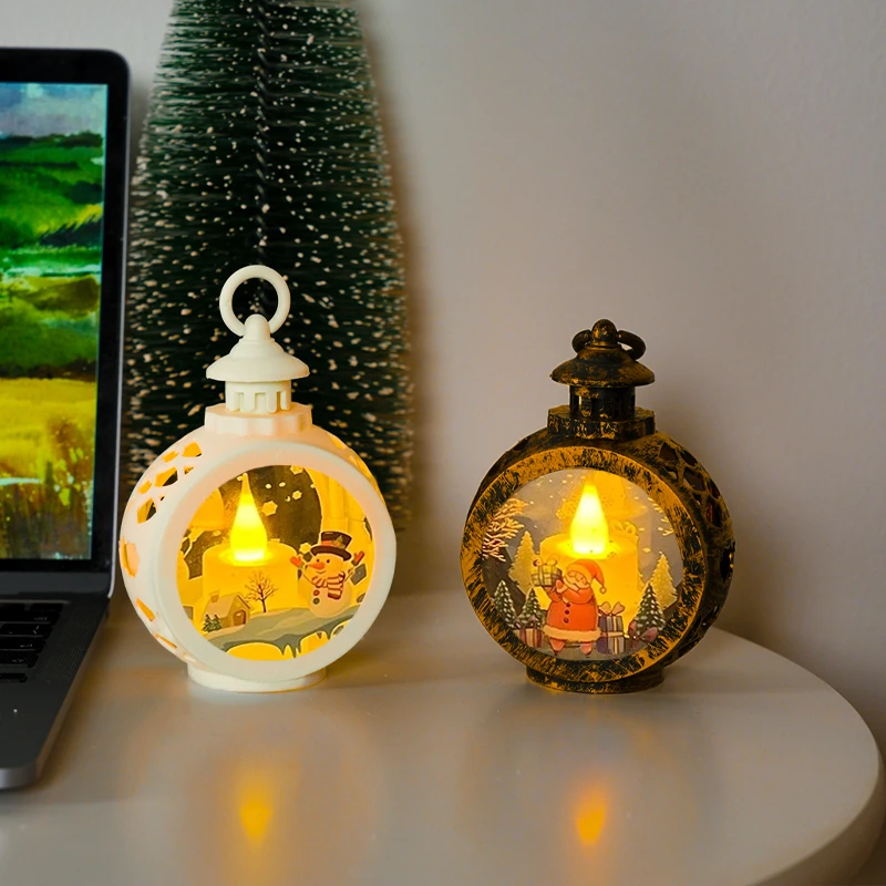 圣诞节儿童礼物小夜灯老人玩具氛围小摆件平安夜活动派对拍照道具