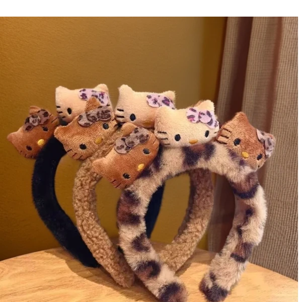 洗脸专用发箍女2024新款秋冬可爱小熊头箍束发带发卡发饰毛绒头饰