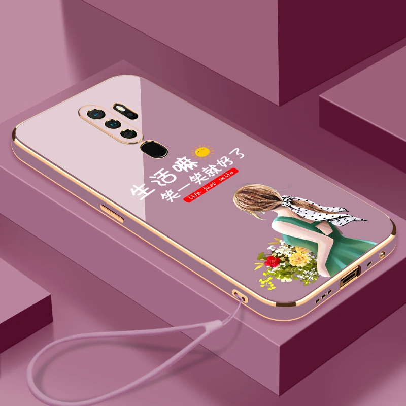 电镀笑一笑OPPOA11/A11X手机壳硅胶防摔软壳【镜头保护+送挂绳】