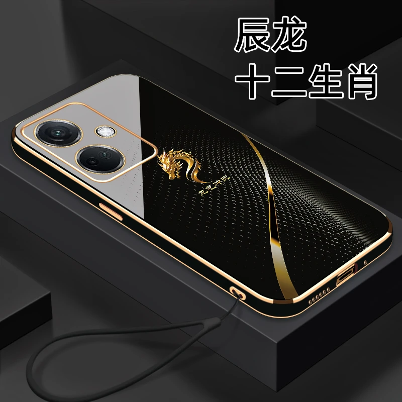 适用于【OPPOK11】十二生肖个性创意高颜值防摔电镀硅胶手机软壳