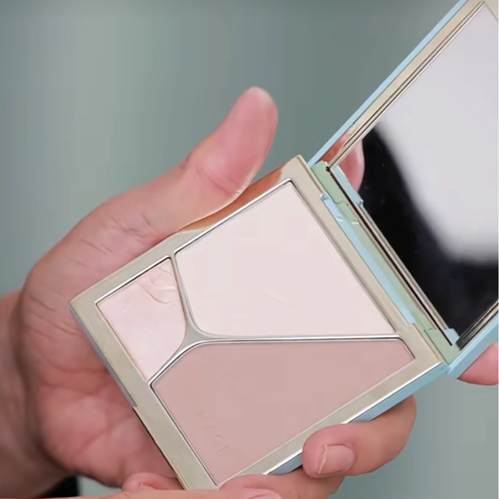 【凡凡专属】3.0新版三色修容盘一体提亮哑光修饰轮廓阴影