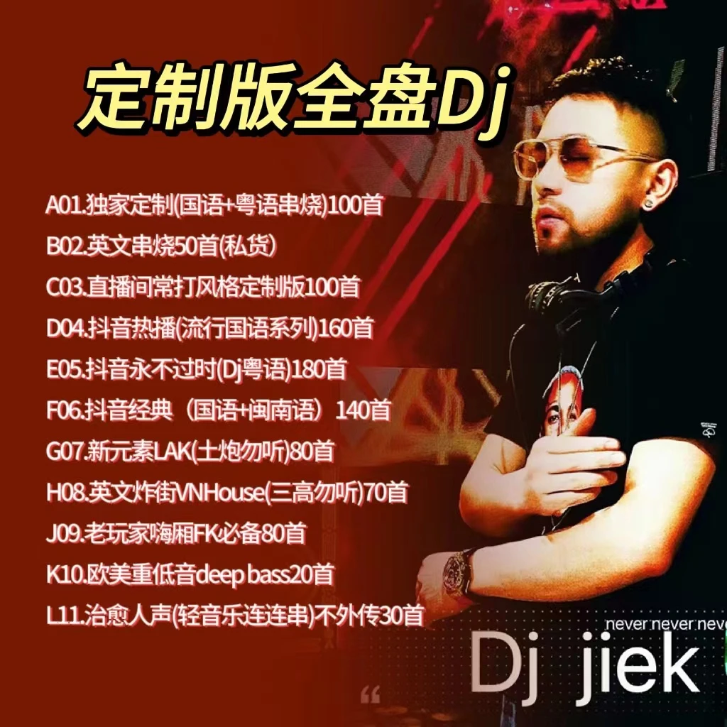 【DJ阿杰】酒吧定制2024精选抖音车载DJ音乐车盘精选国语粤语串烧