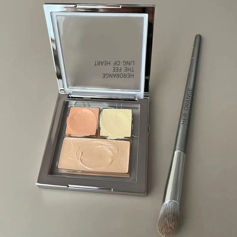 巨巨巨好用~三色遮瑕膏面部遮瑕盘遮盖斑点痘印泪沟法令纹黑眼圈i