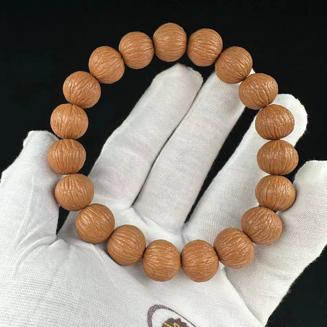 【大圣文玩】猴头核桃凤羽原皮原色无修全品无瑕毕业级手串