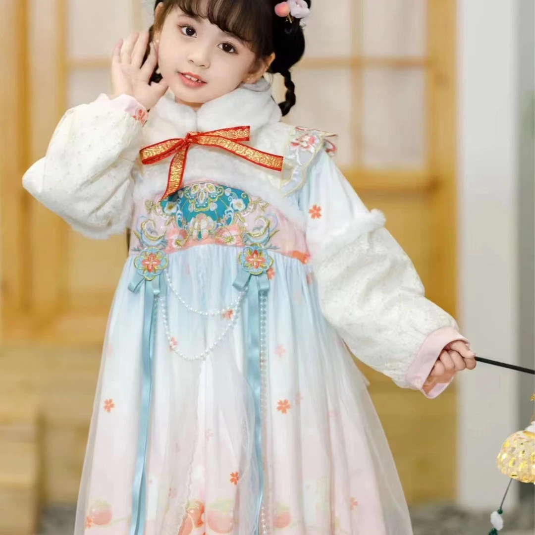 3281【国色天香】公主裙仙女连衣裙甜美童装裙女纱裙儿童女童宝宝