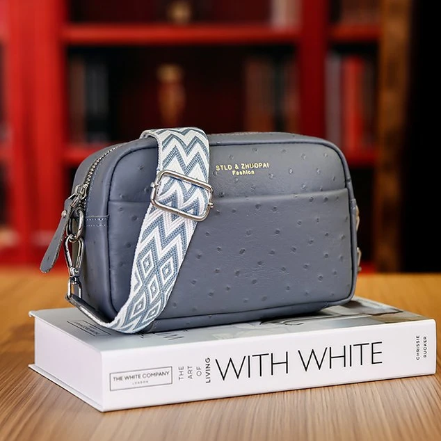 【头层牛皮】21x14cm真皮女包斜挎包包单肩包5825