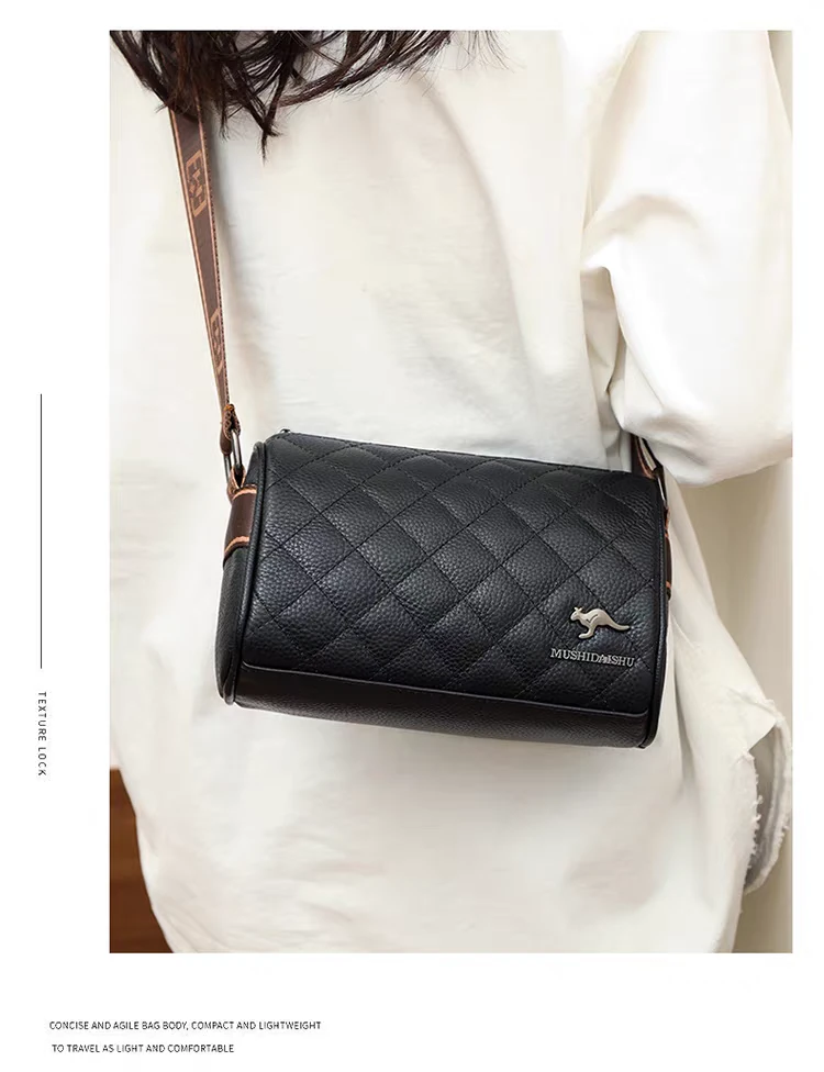 【头层牛皮】真皮女包单肩斜挎包20641