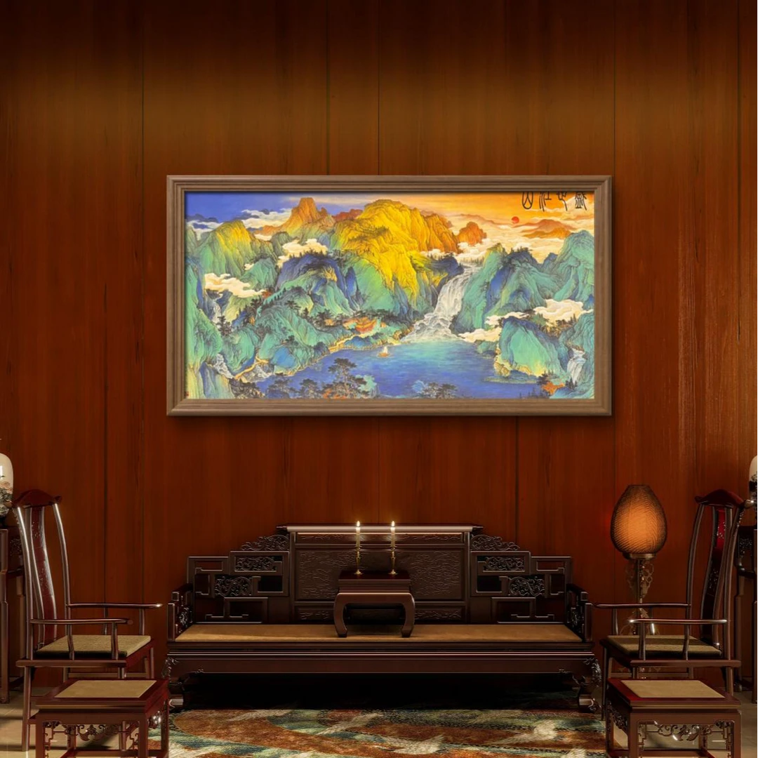 高山山水系列原创作品盛世江山