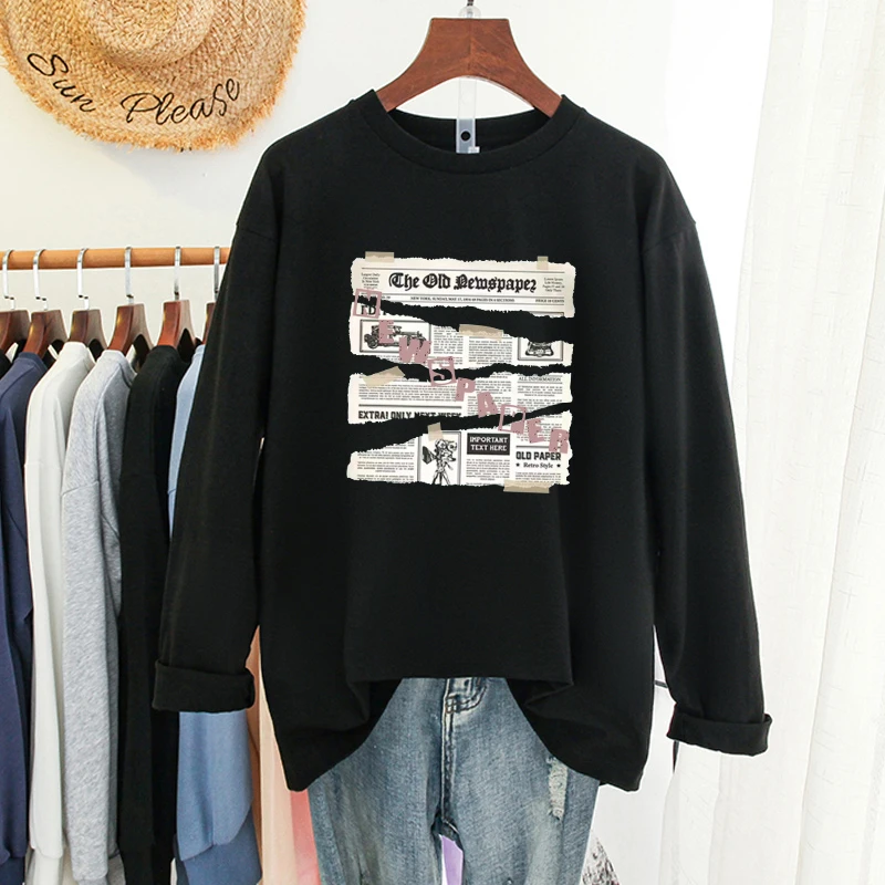 240斤胖mm长袖t恤女2023秋季新款纯棉大码女装内搭上衣遮肚打底衫