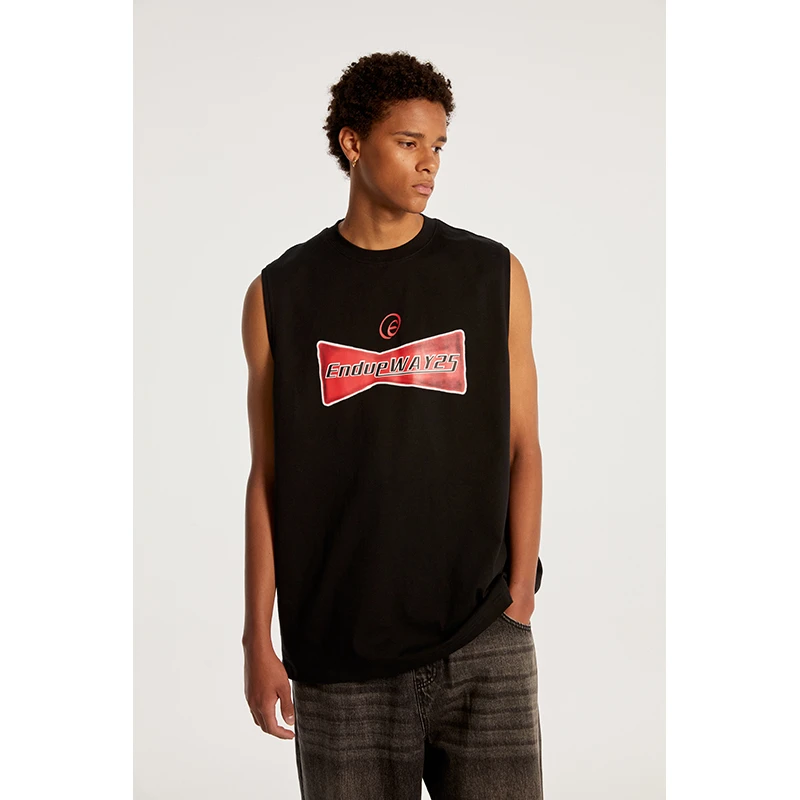 【12.20】EW25运动上衣复古坎肩无袖背心健身圆领宽松T恤打底透气