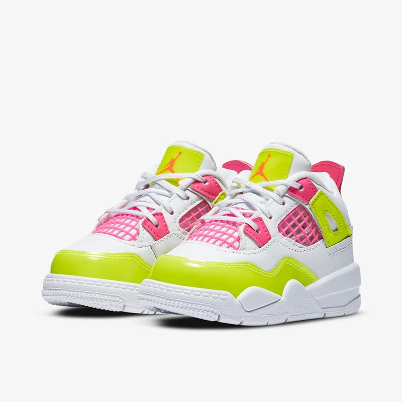 【微瑕】Air Jordan  糖果减震中帮复古篮球鞋黄粉白CV7807-100