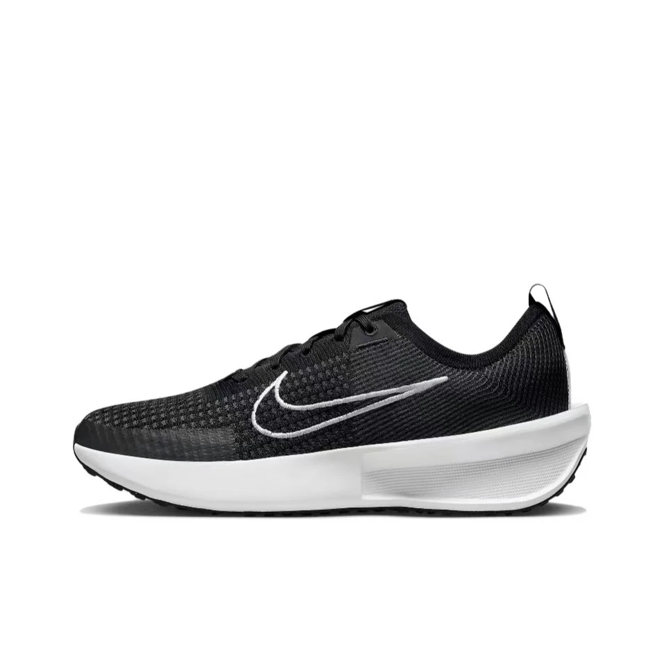 Nike Interact Run舒适透气低帮休闲跑步鞋男款黑色FD2291-001
