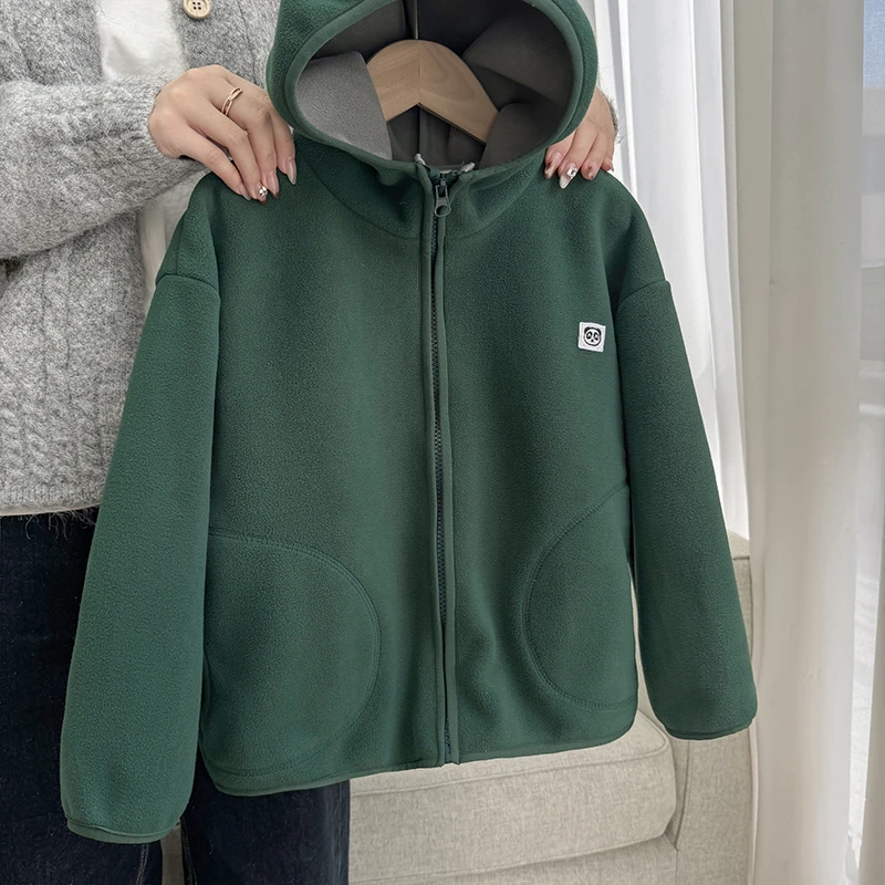 【加厚外套】海妈家摇粒绒外套中大童加厚秋冬童装男童秋装|22dd09