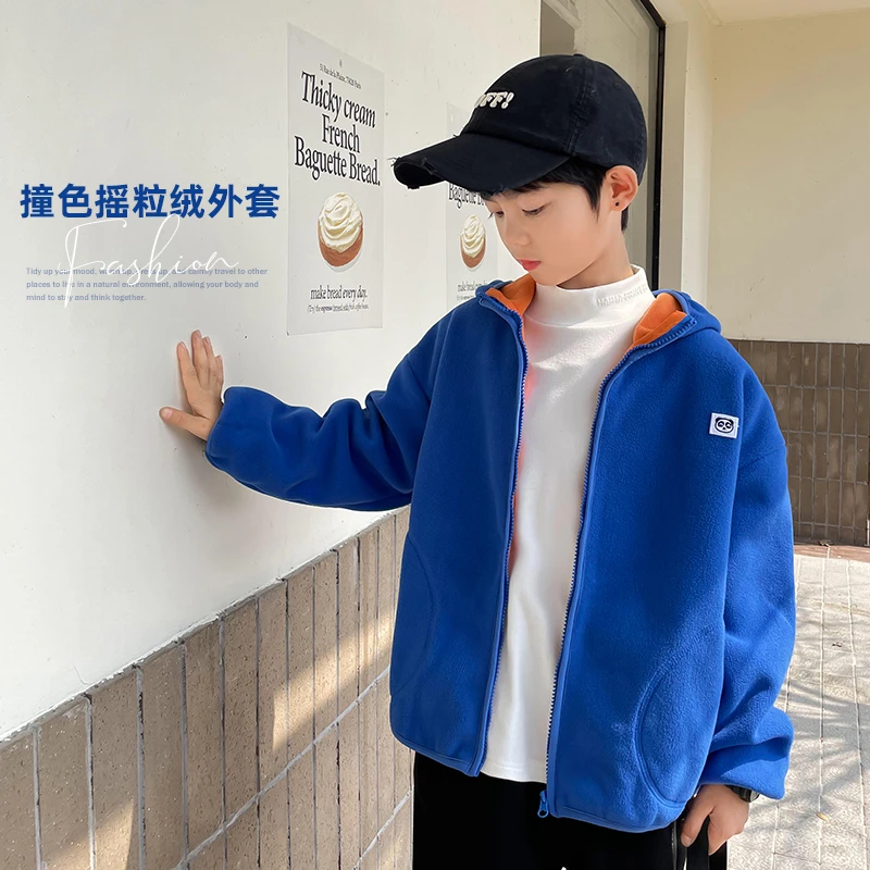 【冬款收官 库存告急】新款男童摇粒绒外套加厚秋冬款|22dd09