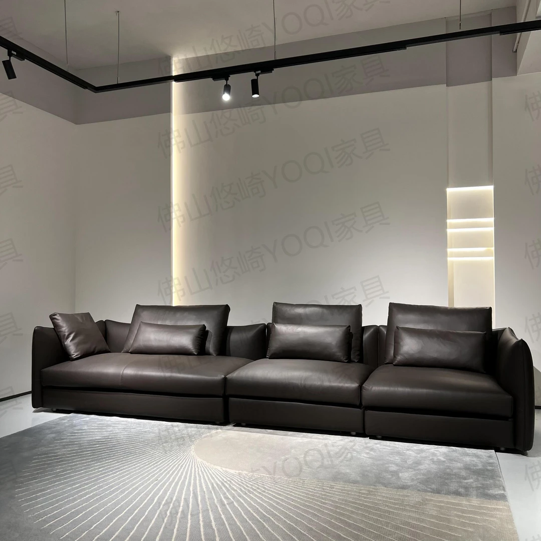 香萘儿丛林沙发轻奢客厅创意简约北欧别墅极简意式头层牛皮