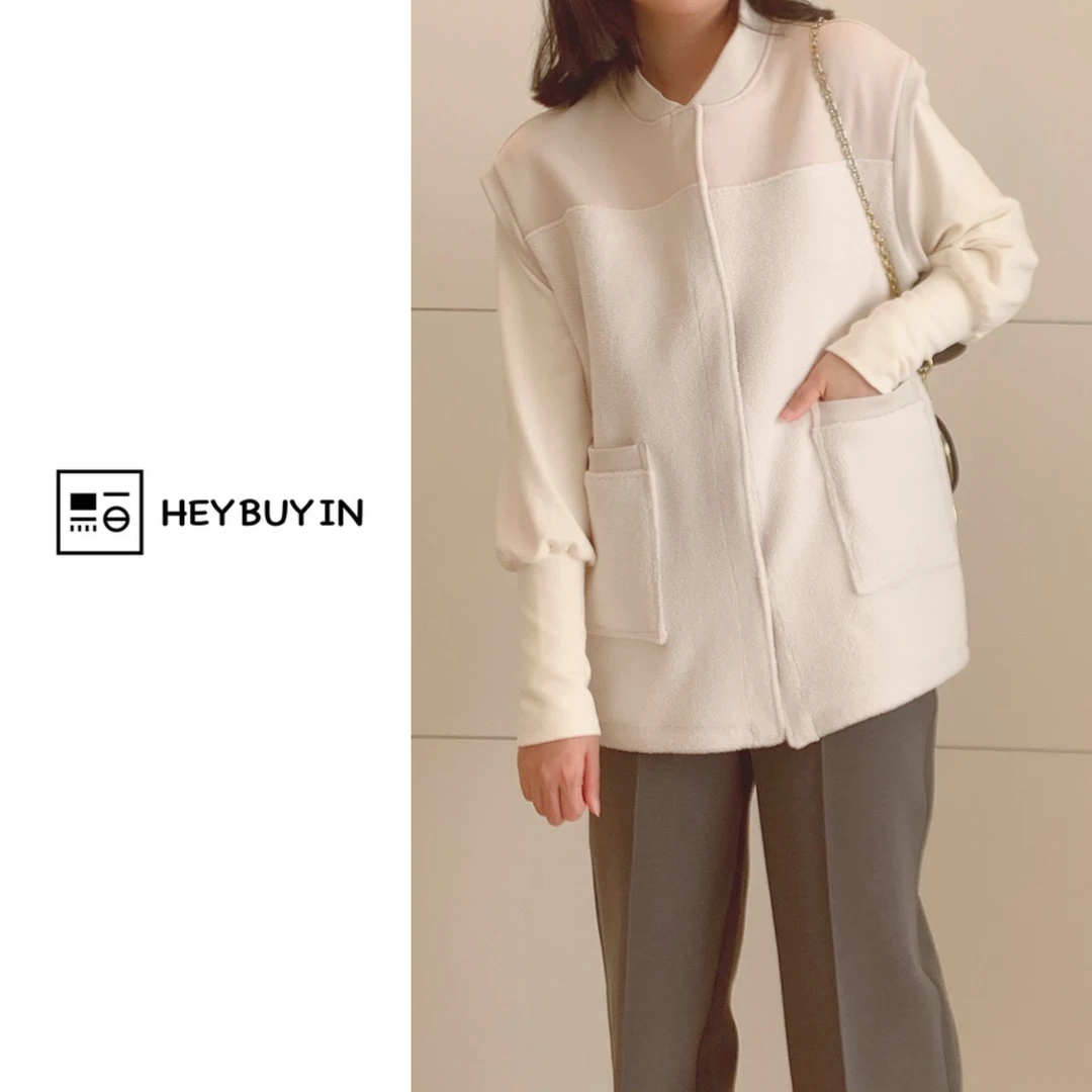 HEYBUYIN【雪绒马甲】珠地加厚摇粒绒气质设计宽松显瘦时尚上衣