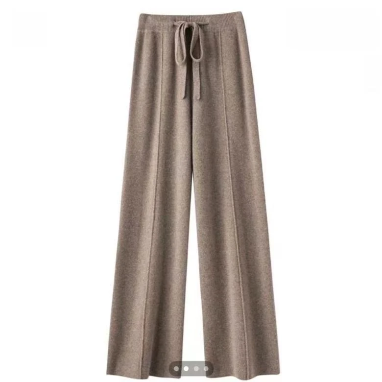 赛汗王秋冬新款羊毛时尚百搭经典女士直筒裤 M2023003