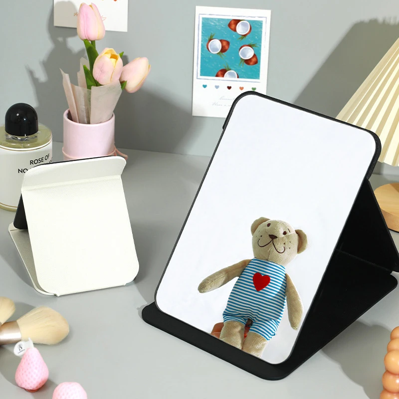 便携折叠化妆镜男生便携化妆镜小学生宿舍办公室梳妆台随身梳妆镜