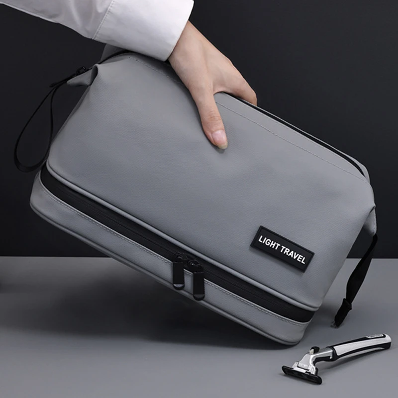 洗漱包新款男旅行男士出差干湿分离包便携收纳袋浴兜化妆用品包