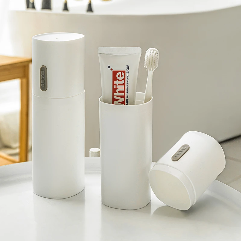 简约漱口杯洗漱杯牙刷盒刷牙收纳旅游便携式牙具盒刷牙牙缸家用