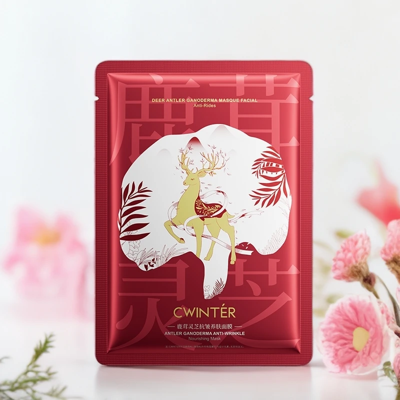 【五片十片囤】致朵鹿茸灵芝抗皱养肤面膜片装-L