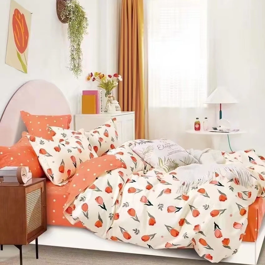 英子家纺-纯棉订制-纯棉高支高密斜纹棉面料-AB版