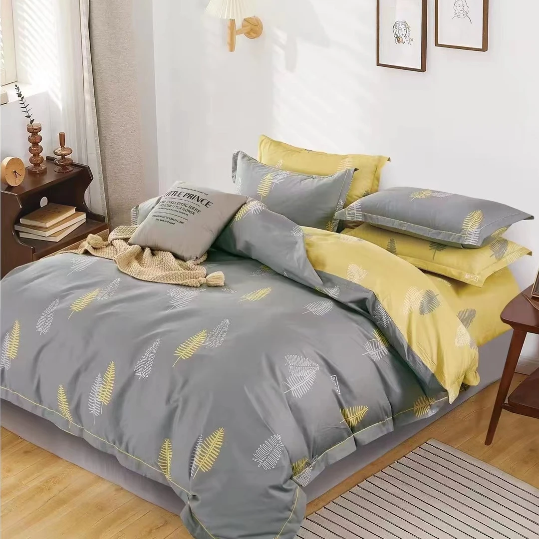 英子家纺-纯棉订制-纯棉高支高密斜纹面料-相思夜-AB版