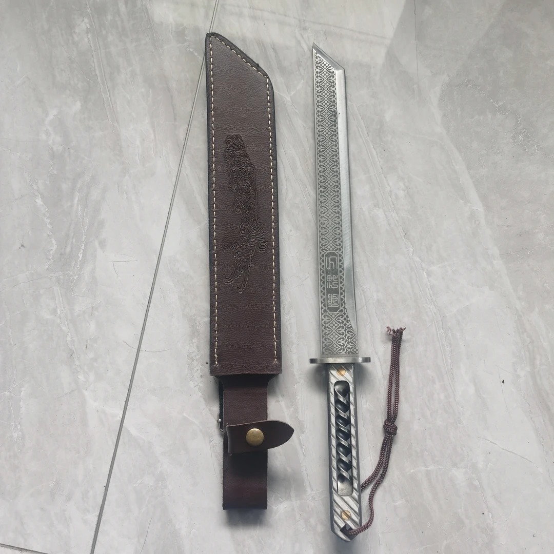 小唐瓜果刀 一体扭转锻打 砍骨刀