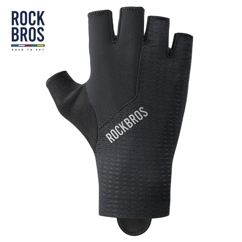 ROCKBROS天路系列骑行手套半指公路自行车山地车运动手套短指男女