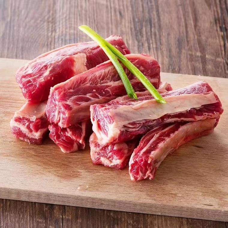 穆林农场进口原切牛肋条肉新鲜去骨牛肋排肉2000g