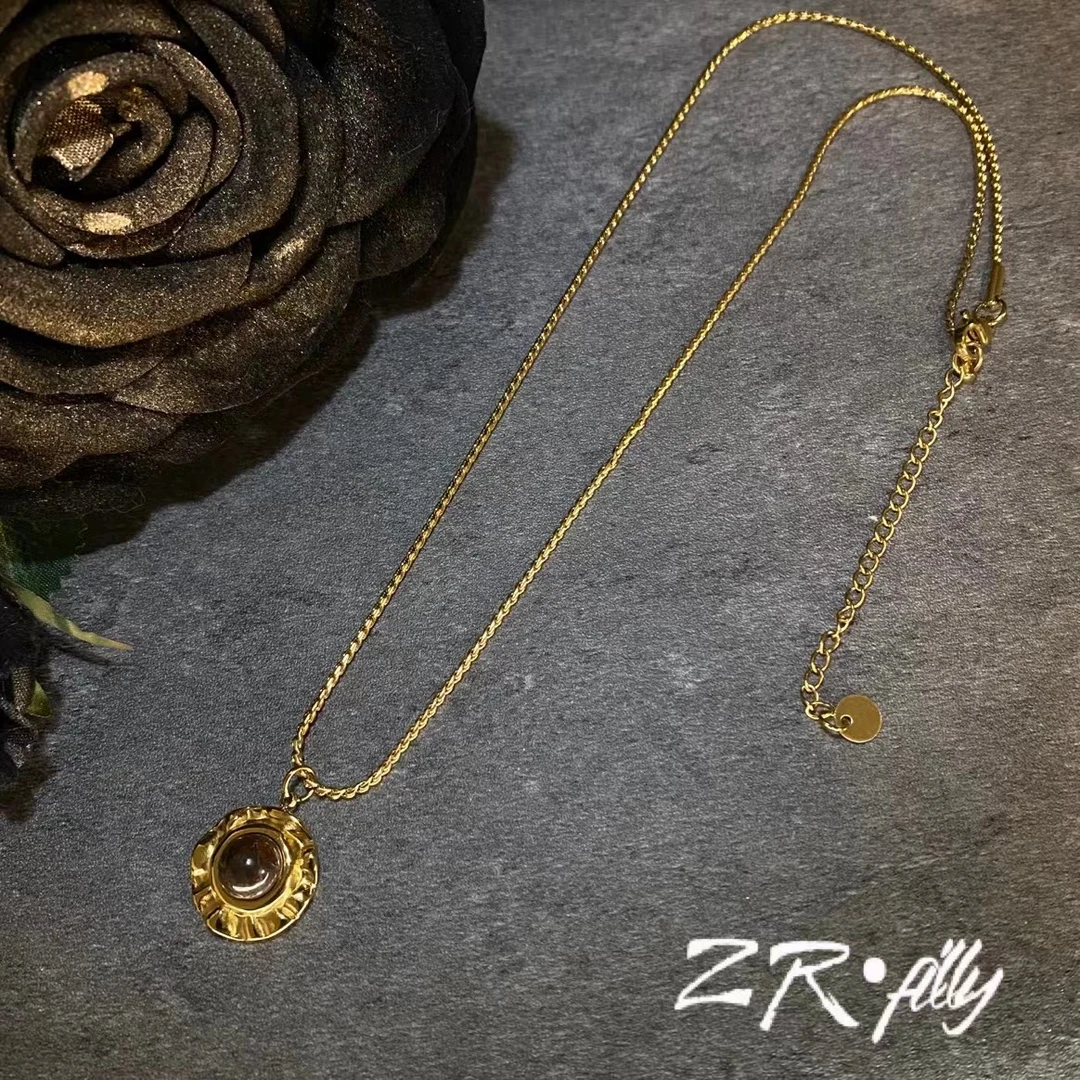 ZR filly 钛钢项链 轻奢时尚百搭虎眼项链770