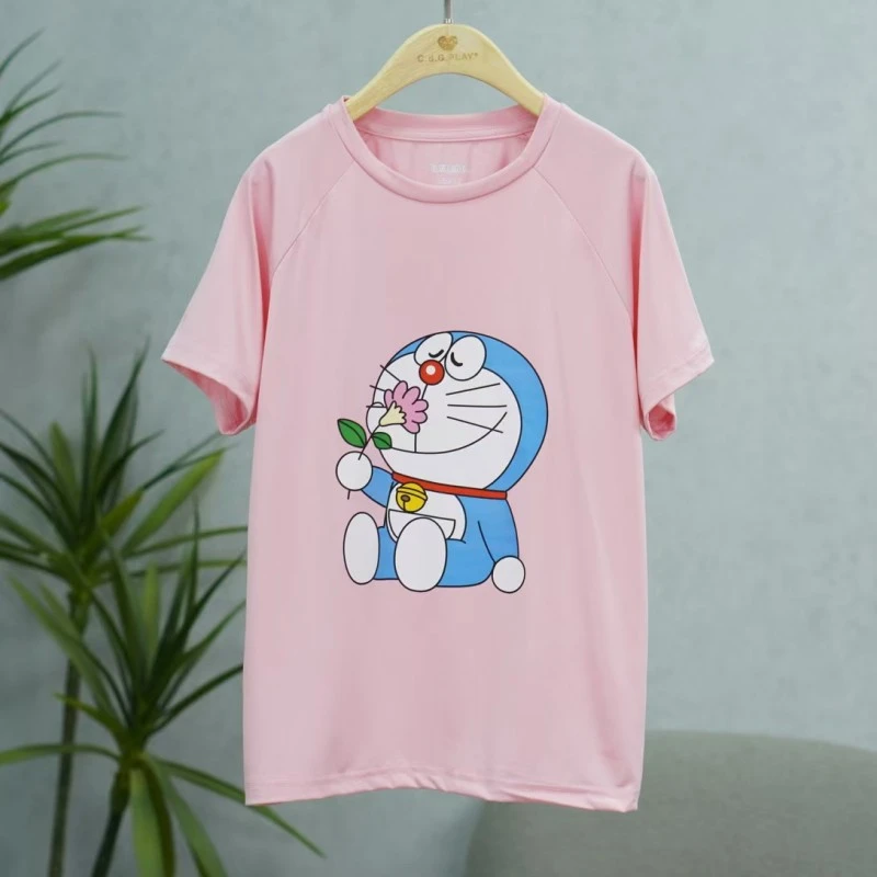 一路童行  A384  童装  哆系列夏装中大童休闲T恤 D9131L127