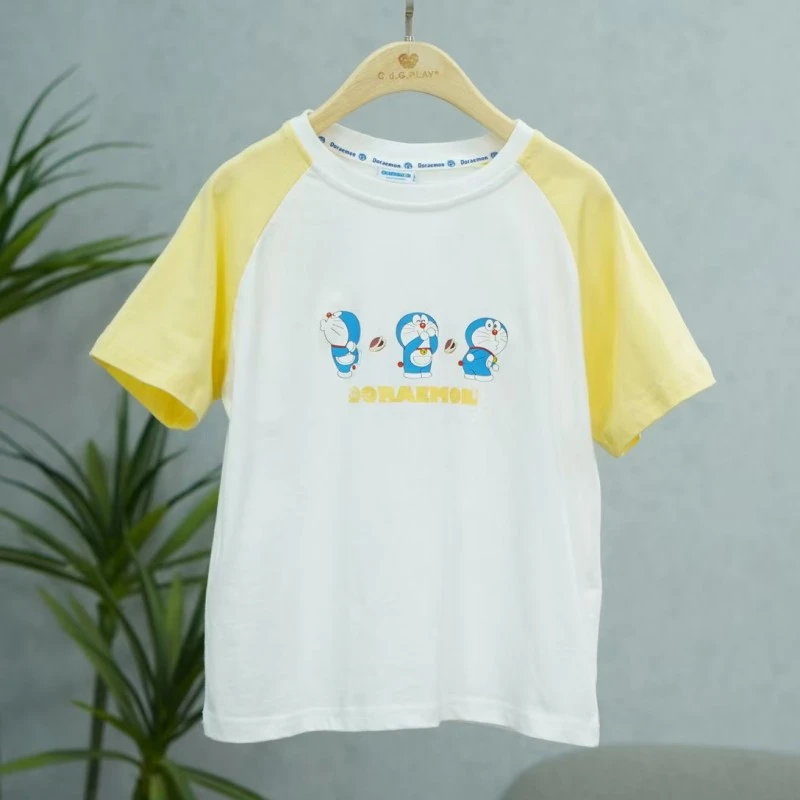 一路童行  A252  童装  哆系列夏装中大童休闲T恤 D91312177