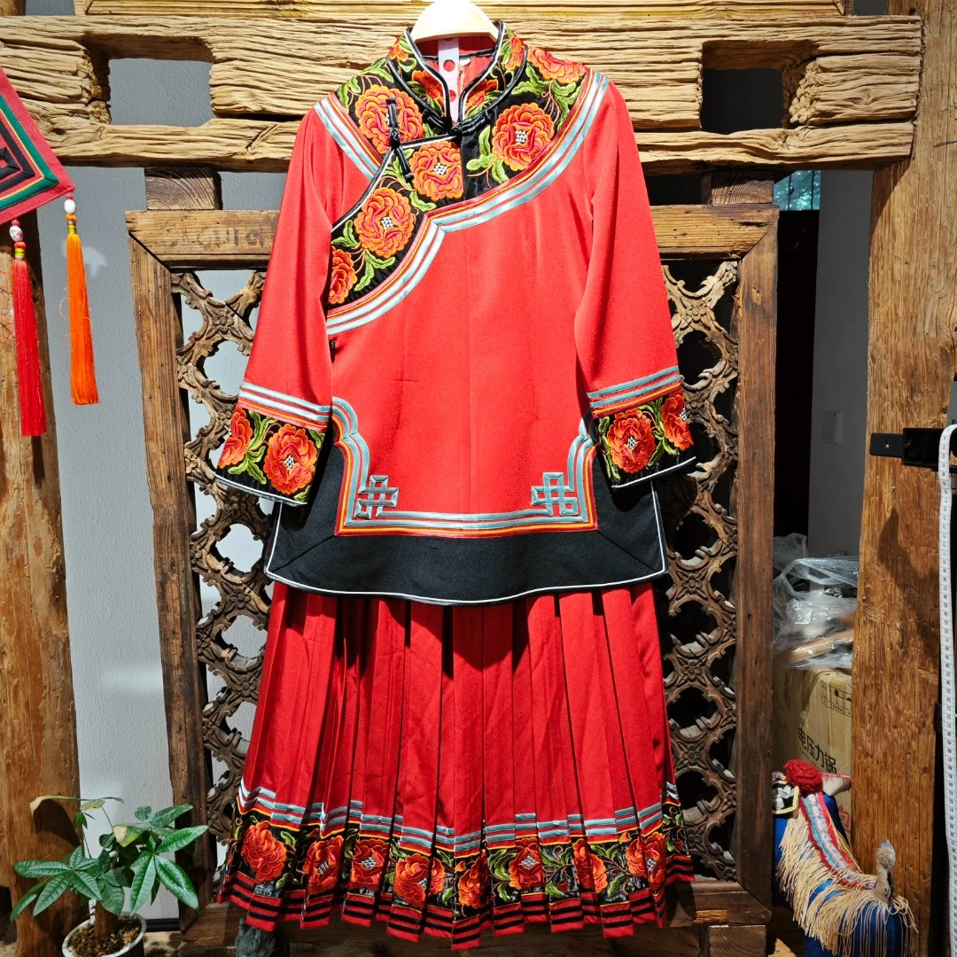 古夷邝氏彝族民族风大童套装