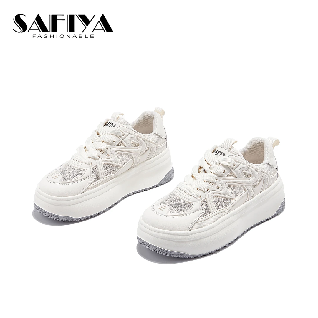索菲娅Safiya2024夏季新款低帮透气时尚休闲鞋SF42111B90