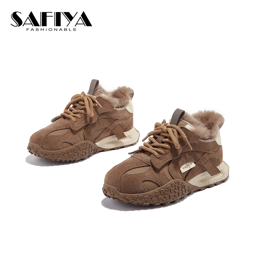 索菲娅Safiya2024秋冬新款时尚舒适潮流运动阿甘鞋女SF43118A52