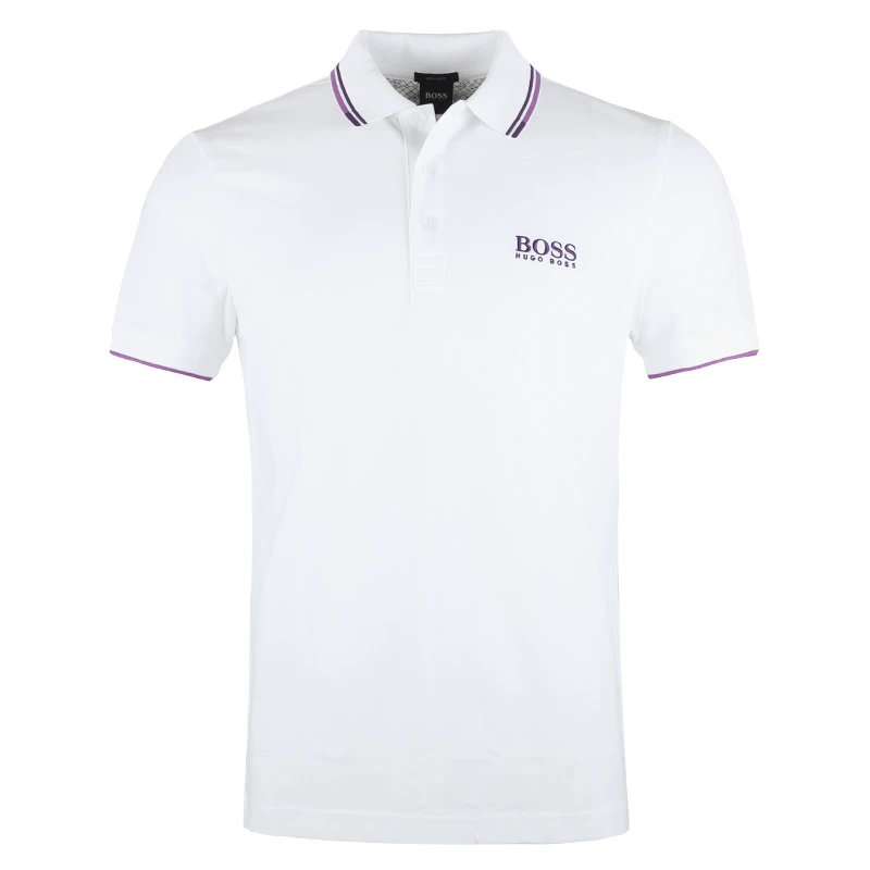 HUGO BOSS/雨果博斯 男士刺绣短袖poloT恤衫 50430796