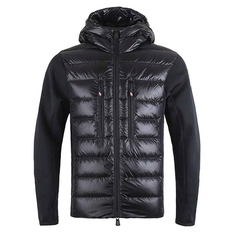 Moncler/盟可睐 男连帽拼接轻薄羽绒服夹克外套 9B00009 C9043
