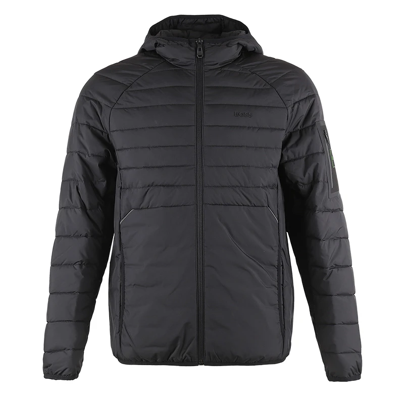 HUGO BOSS/雨果博斯 男士休闲连帽保暖棉服夹克外套 50514761