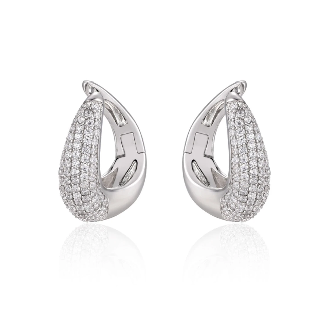 铜合金耳饰 【HevinStudio】时尚本源力量百搭轻奢耳环E250