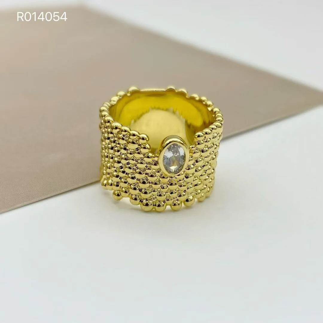 铜合金戒指 【HevinStudio】原创蓝色印记轻奢镶嵌个性戒指J017