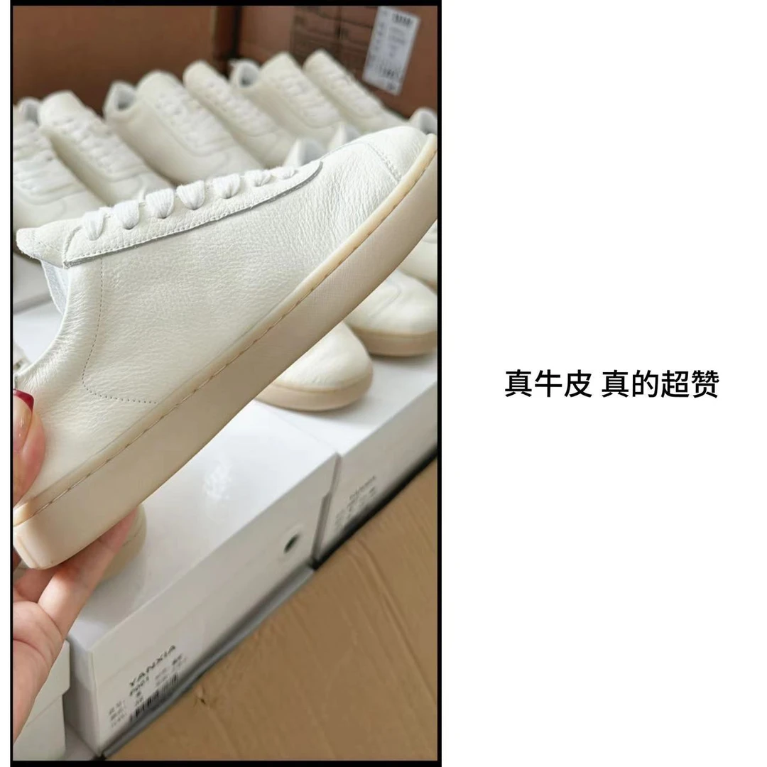 “小白鞋” 必入款 四季百搭款 牛皮材质 羊皮内里简单百搭  P001