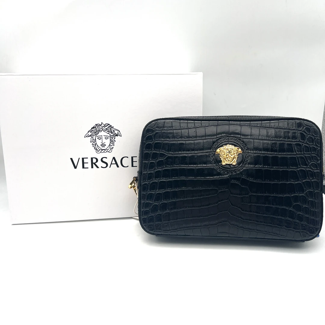 95新 Versace/范思哲 范思哲稀有皮手拿包/M54/赠钥匙扣