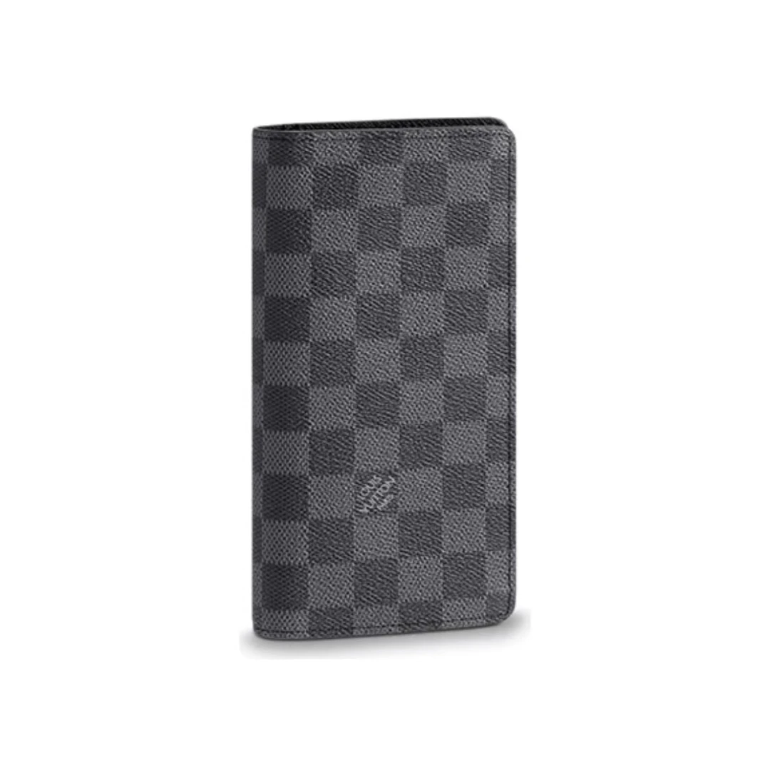 99新 LouisVuitton/路易威登 黑棋盘钱包/N45/赠钥匙扣