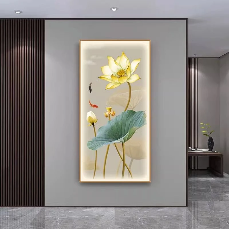 山水风景画大气简约轻奢新中式装饰画挂画 画
