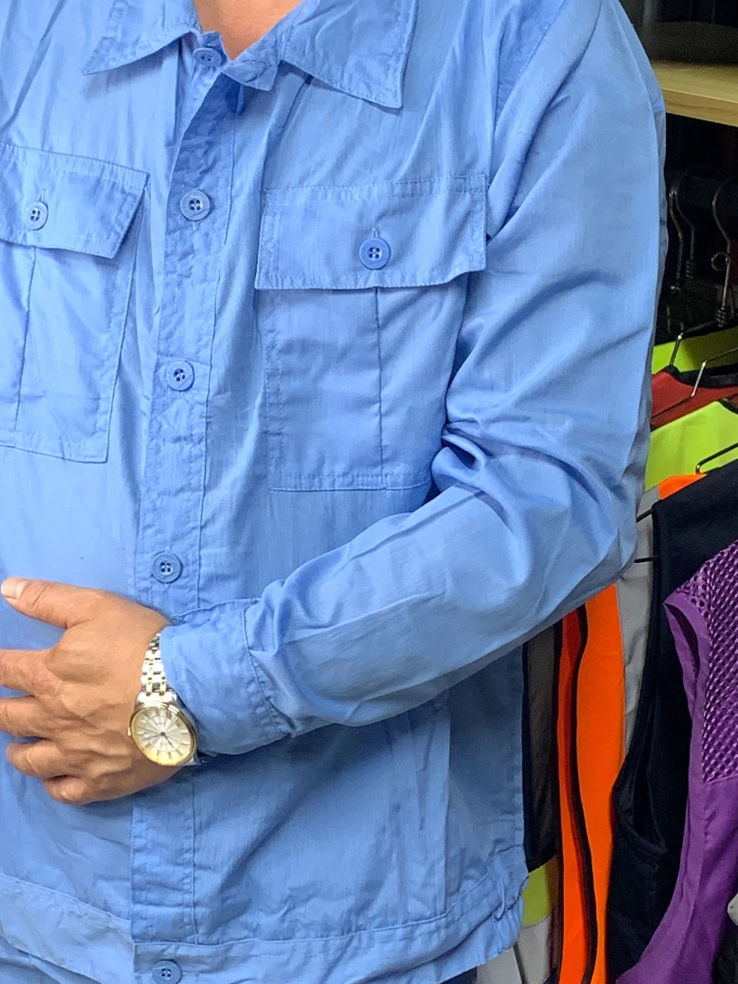 夏季工作服男女套装长短袖吸汗透气五件以上免费绣字